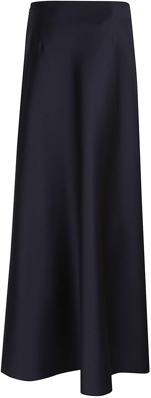 Alberta Ferretti mikado long skirt Blauw