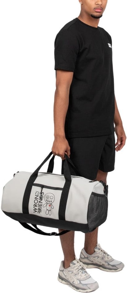 Wrong Friends WEEKENDER BAG - LIGHT GREY Grijs