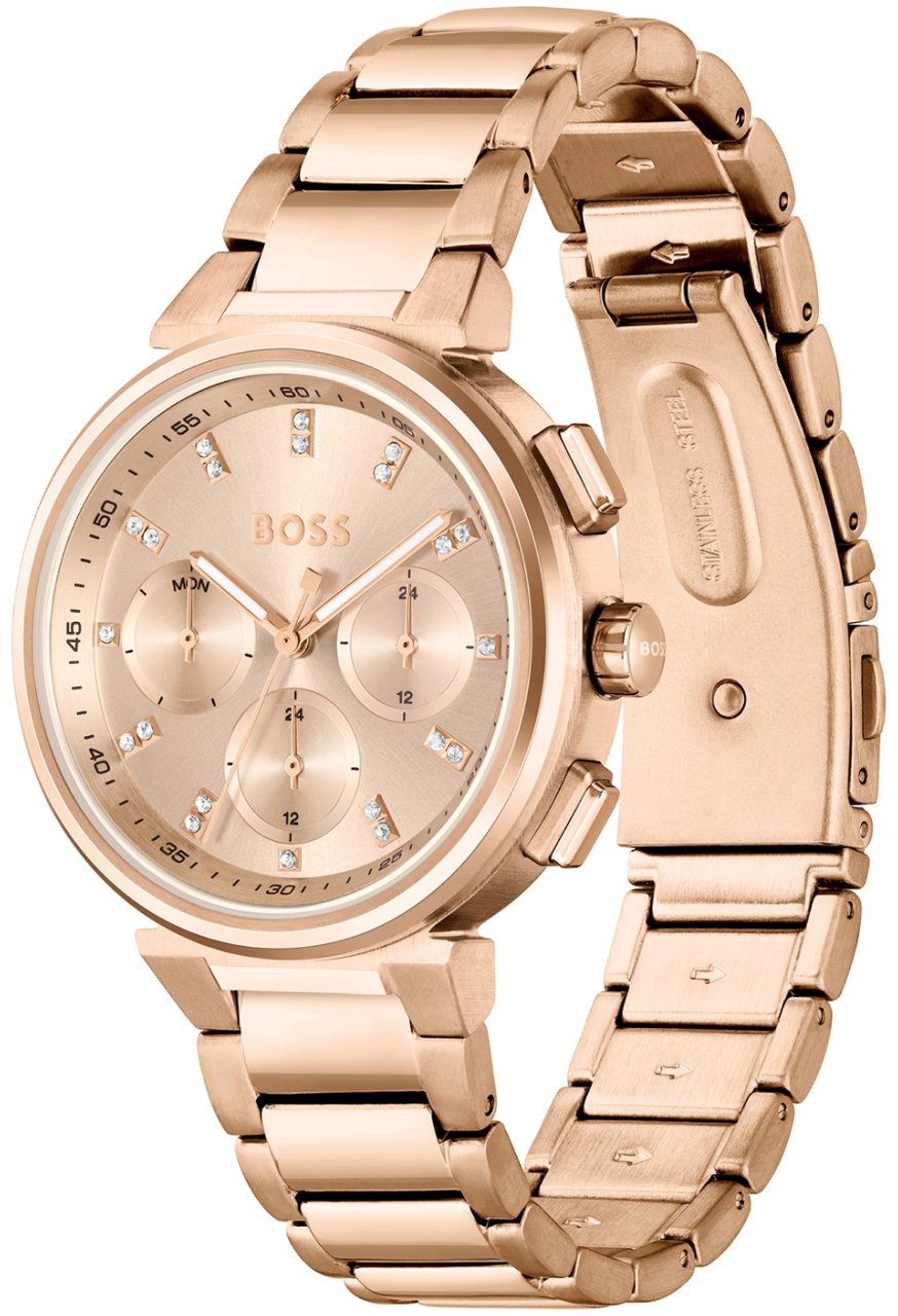 Boss One 38mm Quartz Watch Goud