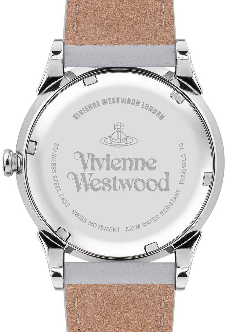 Vivienne Westwood Seymour Logo 38mm Quartz Watch Zilver
