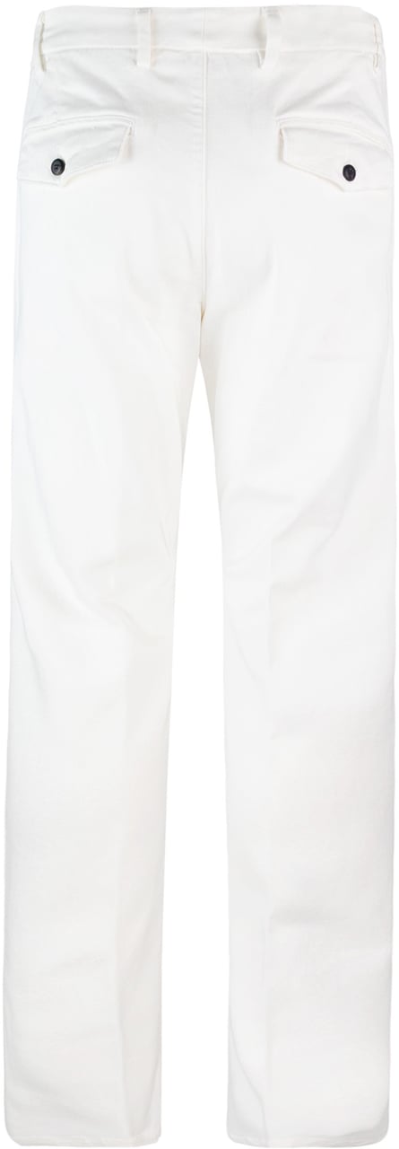 Eleventy Trousers White Wit