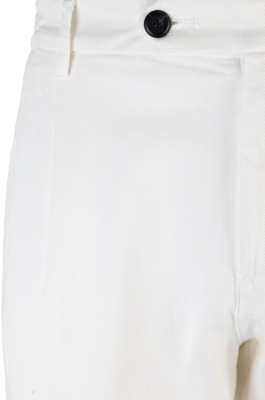 Eleventy Trousers White Wit