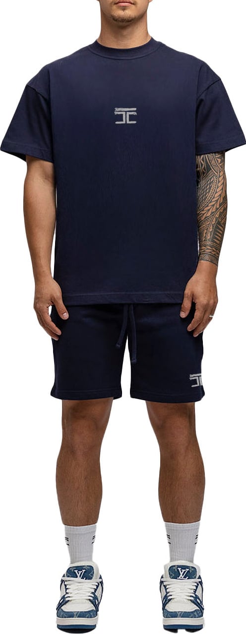 JORCUSTOM Artist SumSet Terry Short Navy Blauw