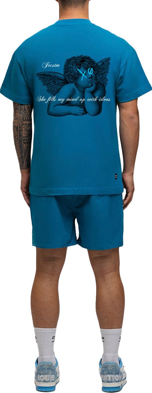 JORCUSTOM Angel SumSet Swimshort Petrol Blauw