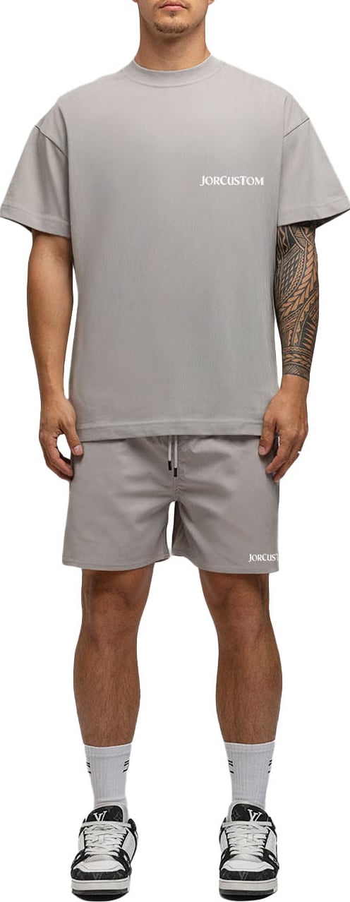 JORCUSTOM Ribbon SumSet Swimshort Grey Groen