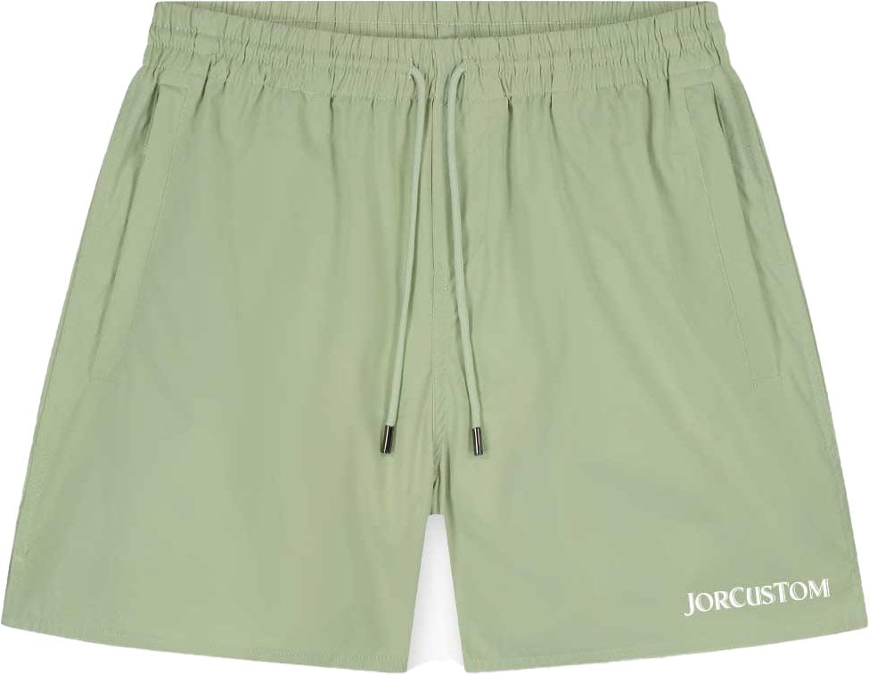 JORCUSTOM Ribbon SumSet Swimshort SageGreen Blauw