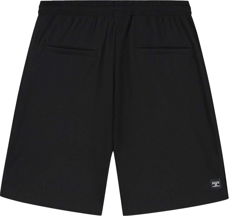 JORCUSTOM Pleated Short Black Zwart