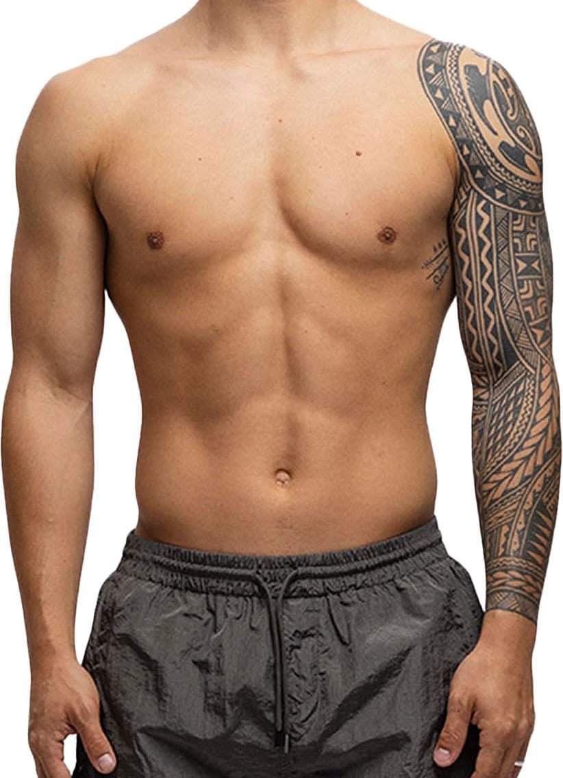 JORCUSTOM Icon Swimshort Brown Zwart