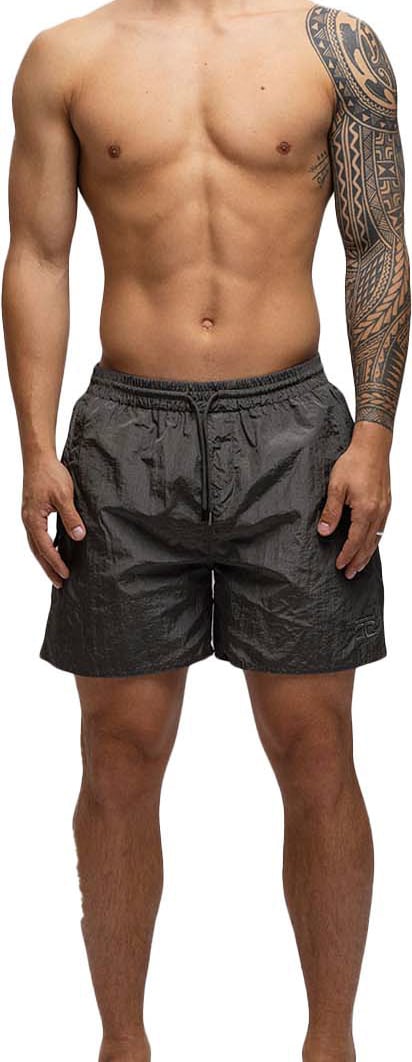 JORCUSTOM Icon Swimshort Brown Zwart