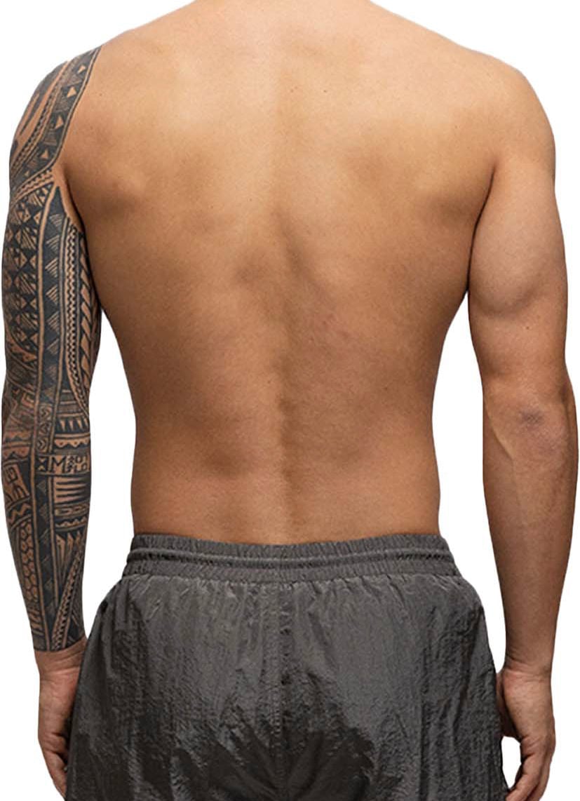 JORCUSTOM Icon Swimshort Brown Zwart