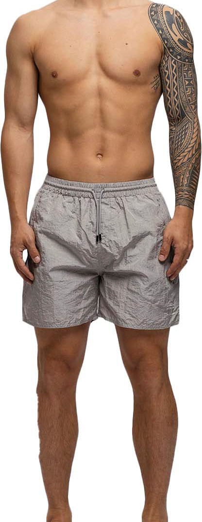 JORCUSTOM Icon Swimshort Grey Zwart