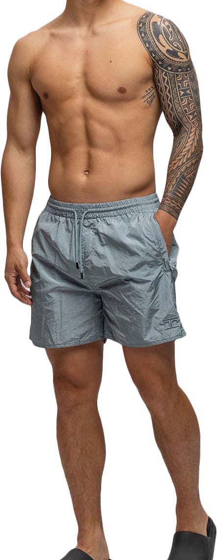 JORCUSTOM Icon Swimshort Blue Zwart