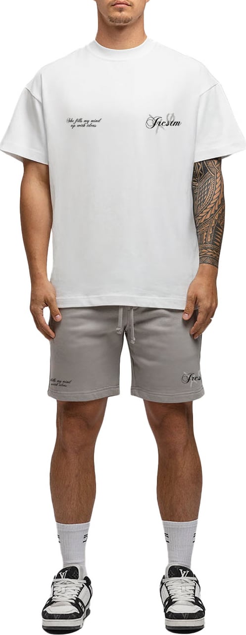 JORCUSTOM Artist SumSet Lf T-Shirt Wh-SaGreen Groen