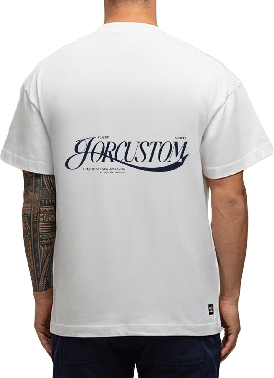 JORCUSTOM Angel SumSet Lf T-Shirt Wh-Grey Grijs