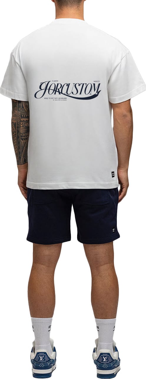 JORCUSTOM Angel SumSet Lf T-Shirt Wh-Grey Grijs