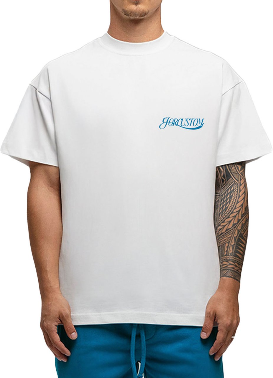JORCUSTOM Angel SumSet Lf T-Shirt Wh-SaGreen Groen
