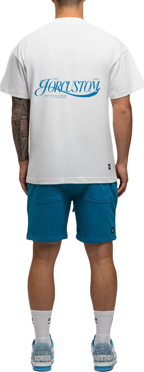 JORCUSTOM Angel SumSet Lf T-Shirt Wh-SaGreen Groen