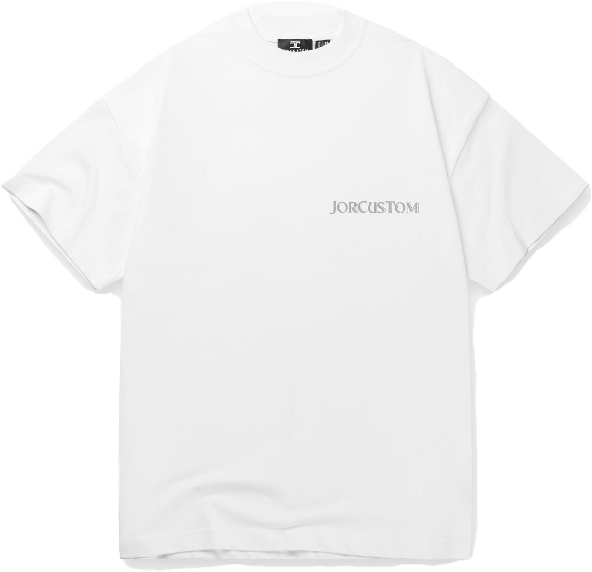 JORCUSTOM Ribbon SumSet Lf T-Shirt Wh-Grey Groen