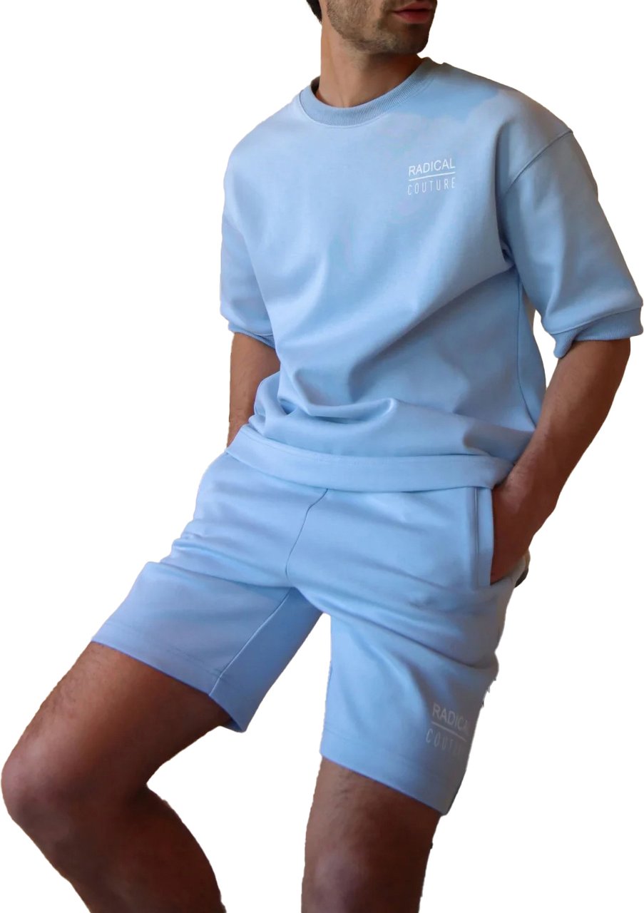 Radical Short Sweat | light blue Blauw