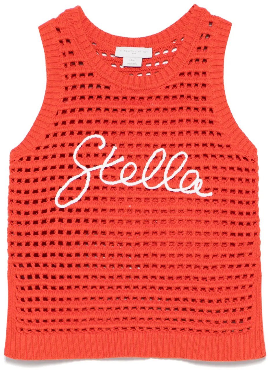 Stella McCartney top oranje Oranje