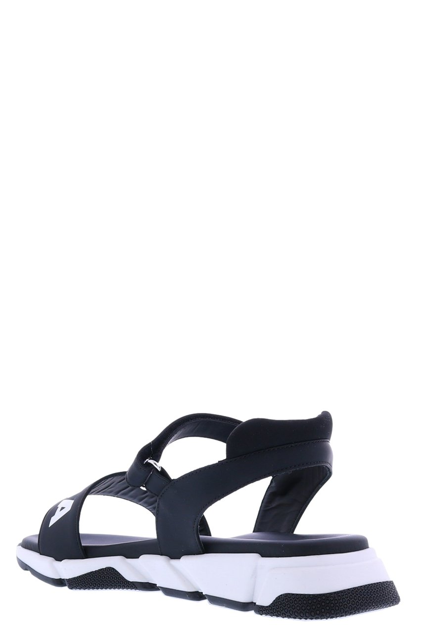 Dsquared2 Kids Fusbet Sandals Dsquared2 Print Zwart