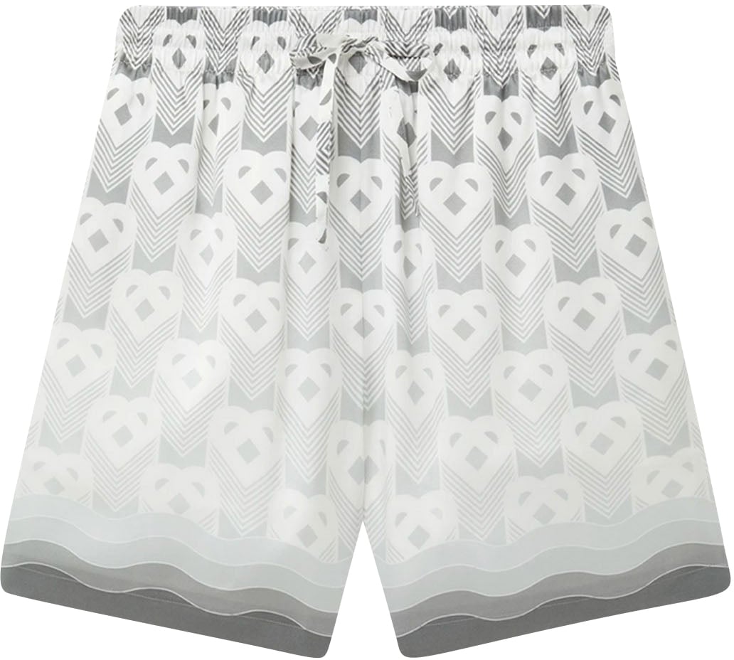 Casablanca Heart Monogram Grey Dessin Grijs
