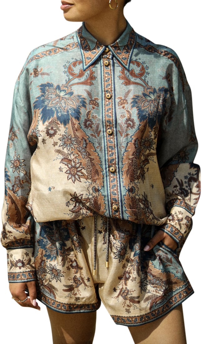 Zimmermann Ascension Blue Dessin Blauw