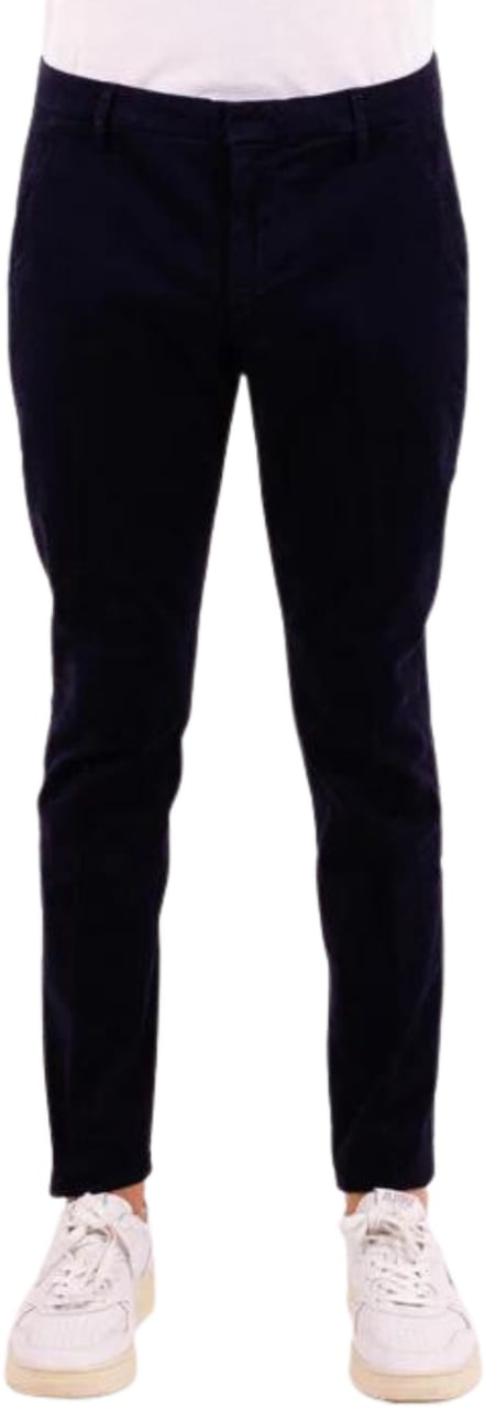Dondup Slim fit pants 'Gaubert' Blauw