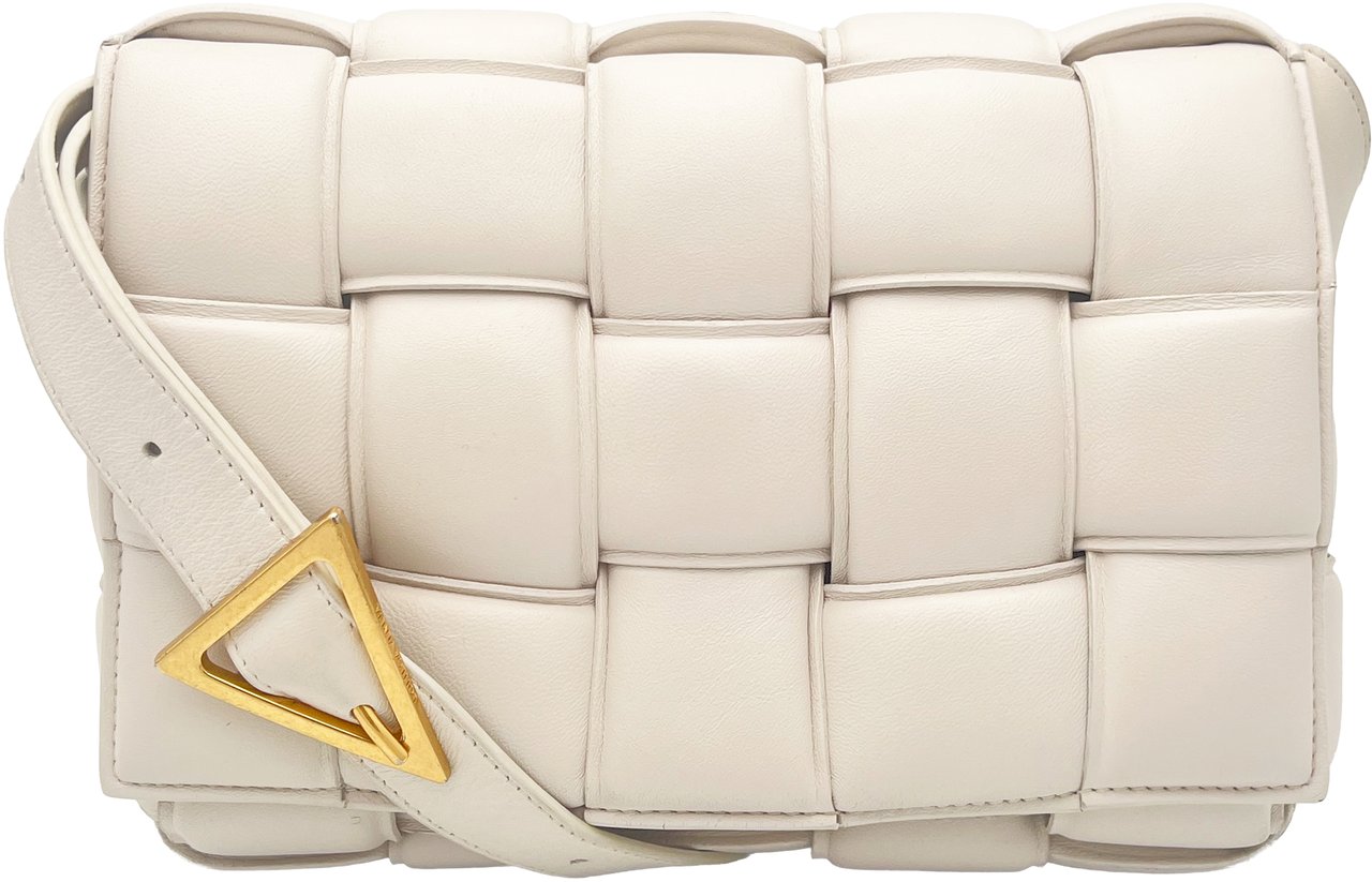 Bottega Veneta Bottega Veneta Padded Cassette - Off-White Wit