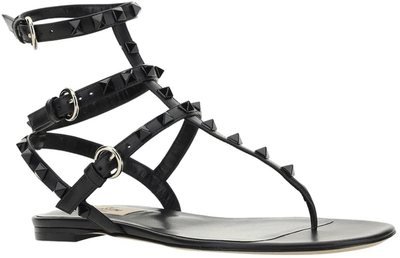 Valentino Garavani Valentino Garavani Rockstud Flip-Flop Sandlas Zwart