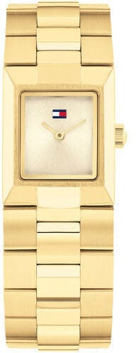 Tommy Hilfiger Tommy Hilfiger TH1782787 Horloge Dames Zilverkleurig 20x25mm Goud