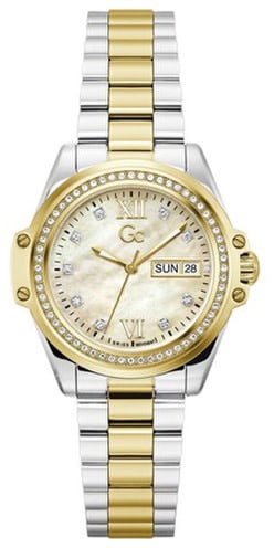 GC GC Horloge Z53002L6 Sport Chic Staal Bi-color Quartz Swiss made 34mm Divers