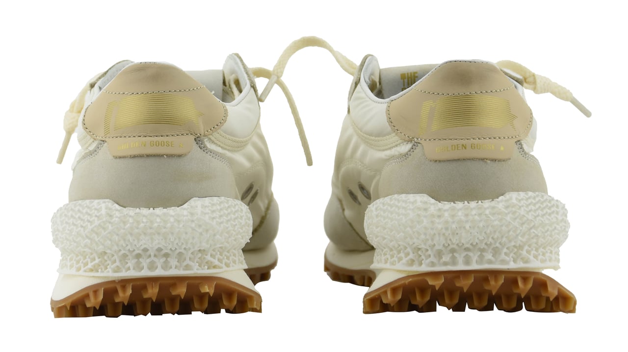 Golden Goose Marathon White Beige Wit