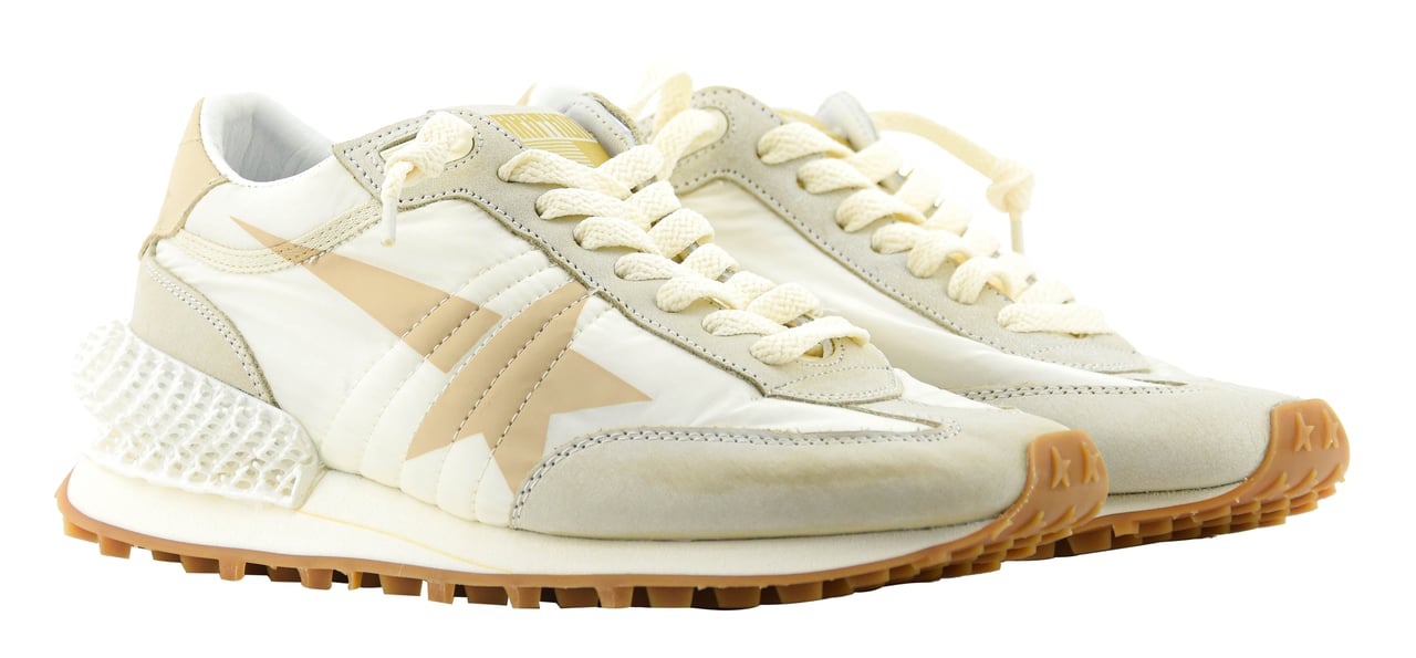 Golden Goose Marathon White Beige Wit