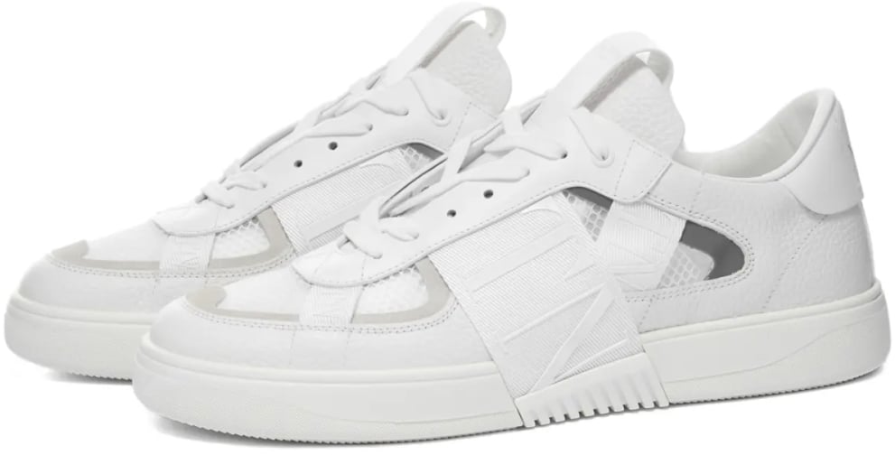 Valentino Garavani Vl7n Logo Low-top Sneakers Wit