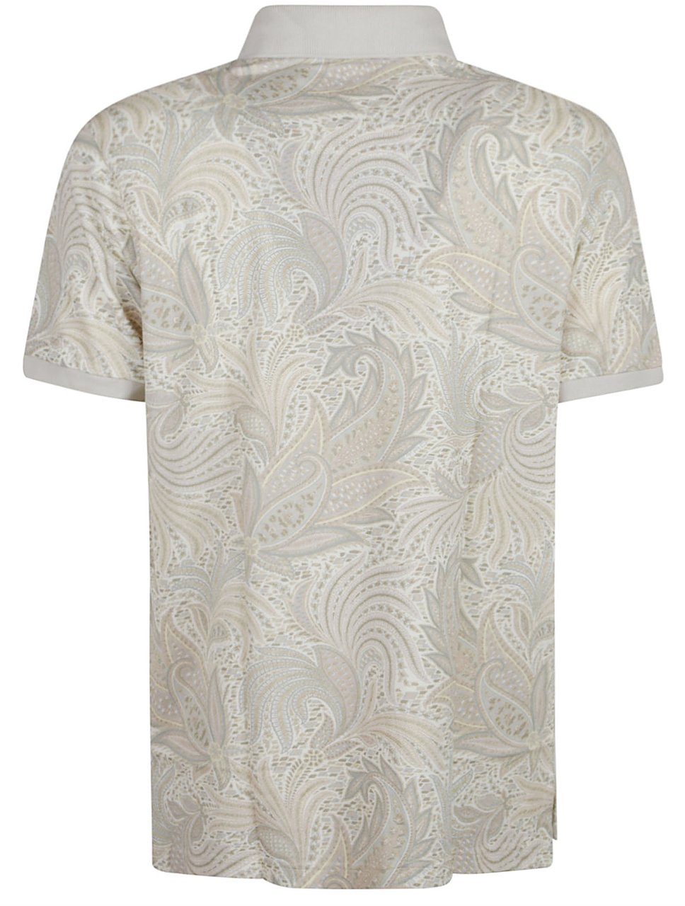 Etro Roma Short Sleeve Polo Shirt Brown Bruin