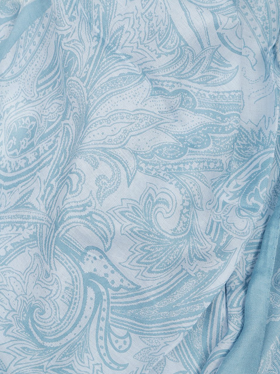 Etro Scarf Blue Blauw