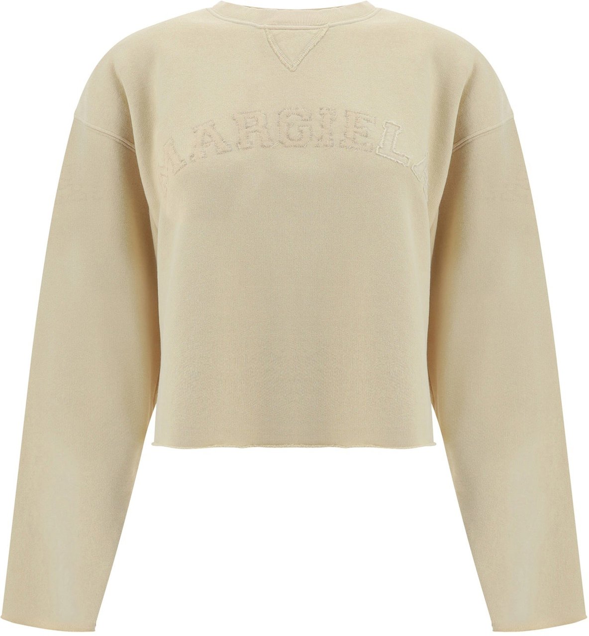 Maison Margiela Maison Margiela Cotton Logo Sweatshirt Geel