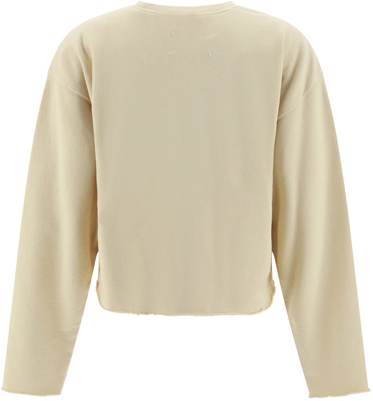 Maison Margiela Maison Margiela Cotton Logo Sweatshirt Geel