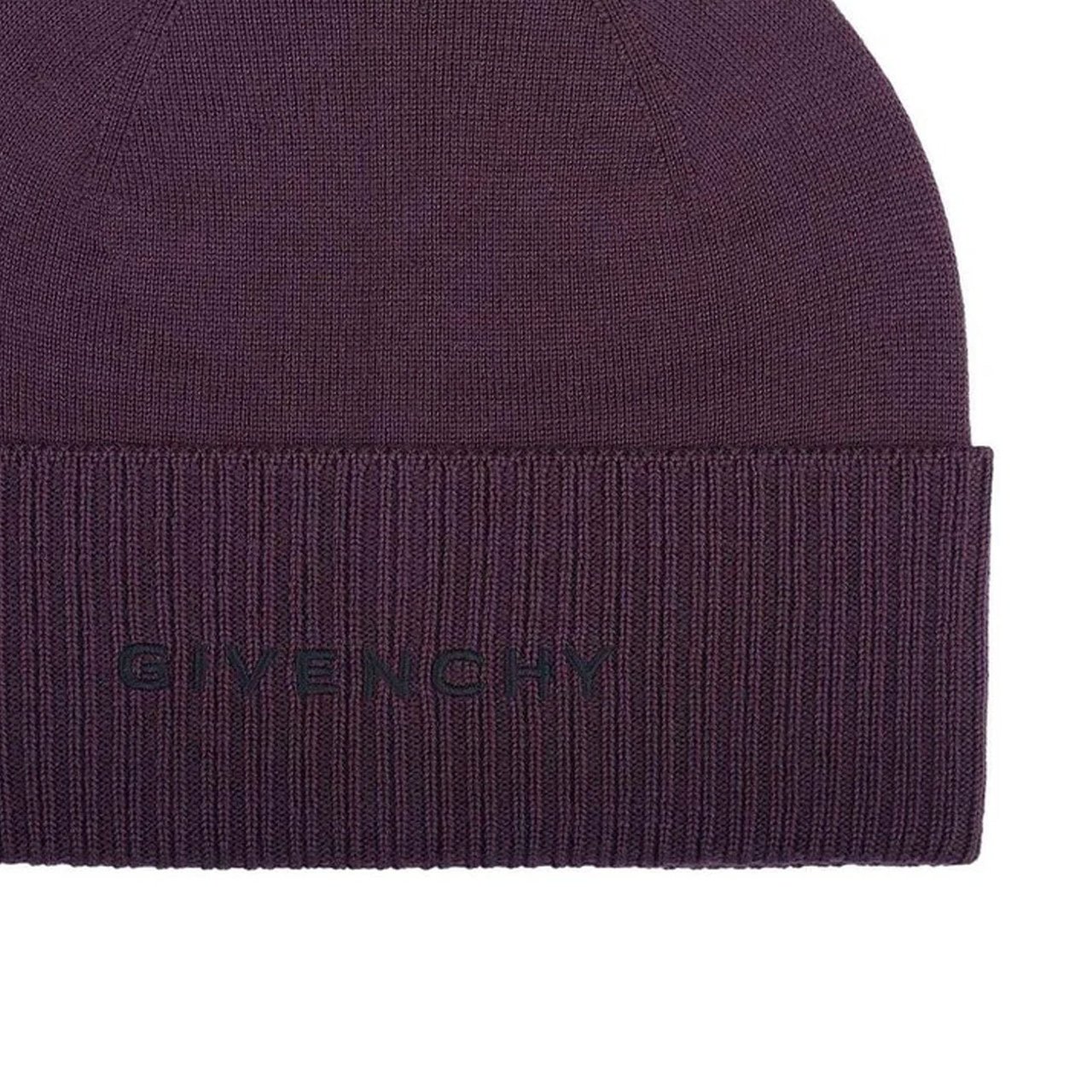 Givenchy Givenchy Wool Logo Hat Paars