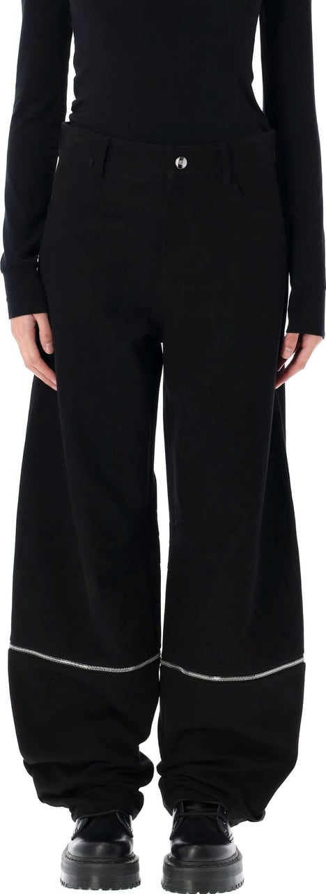 Moncler 2-in-1 cotton trousers Zwart