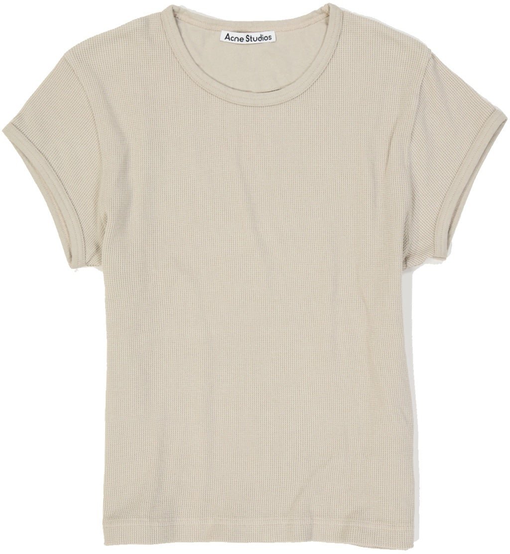 Acne Studios Acne Studios Cotton T-shirt Beige