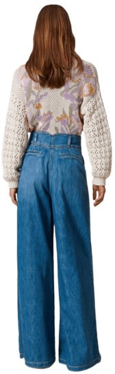 Twin-set Twin-set Pantaloni Denim Medio Blauw