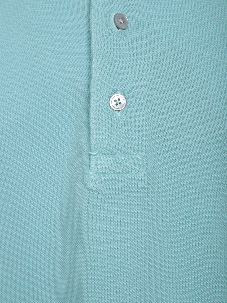 Tom Ford Plain Lyocell Polo Blauw