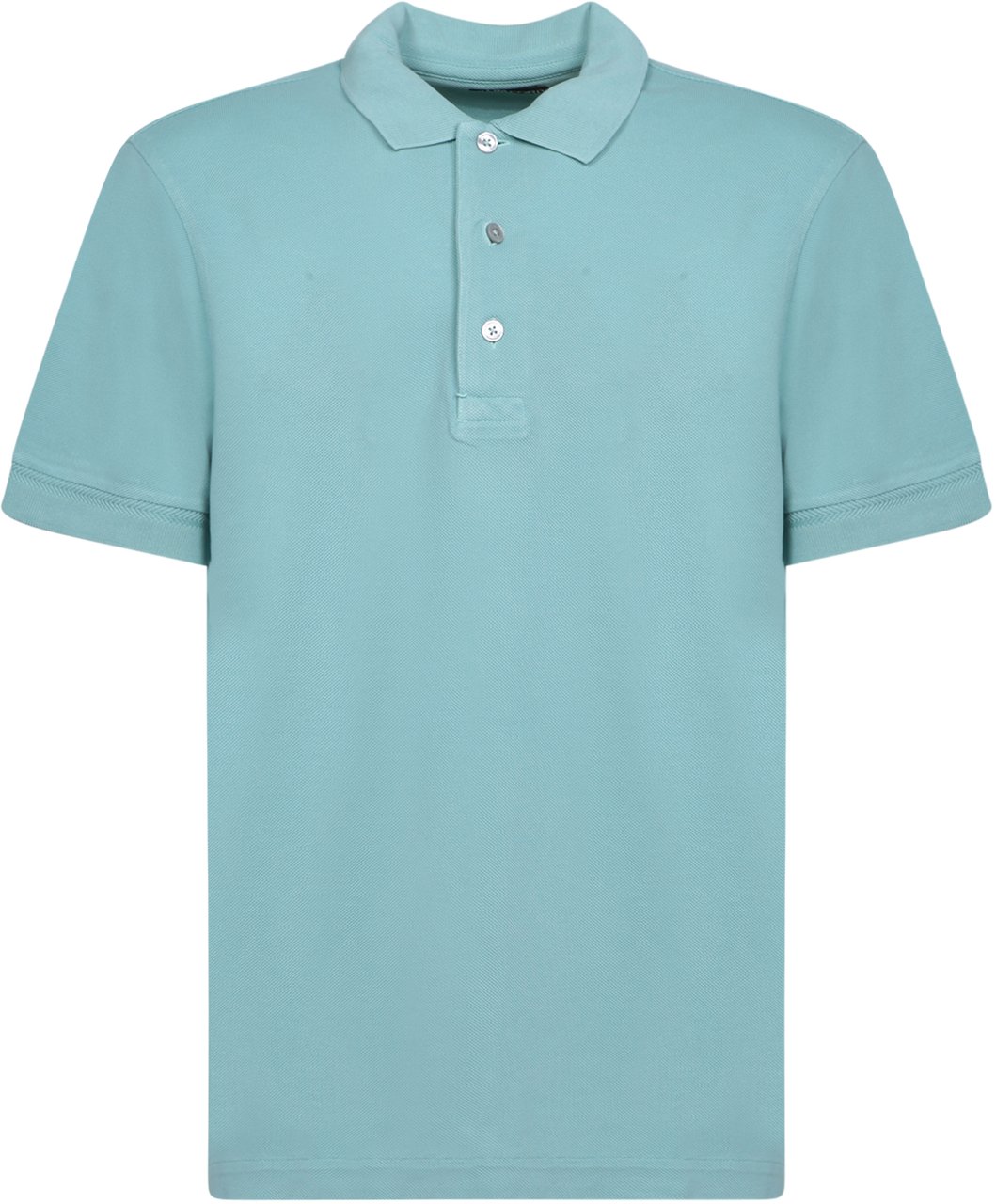 Tom Ford Plain Lyocell Polo Blauw