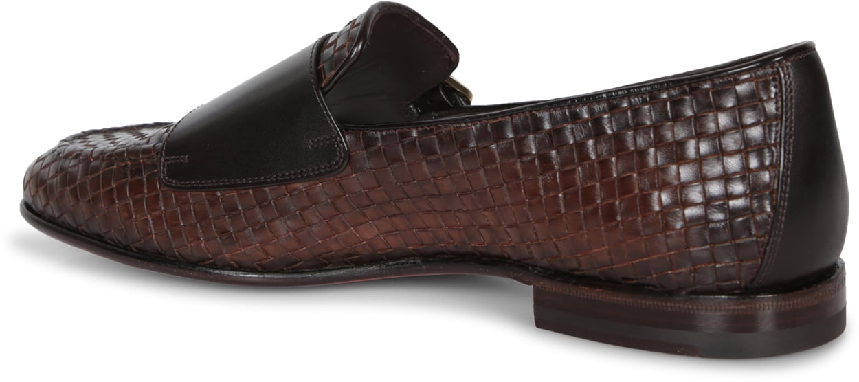 Santoni Men's leather loafer Wit