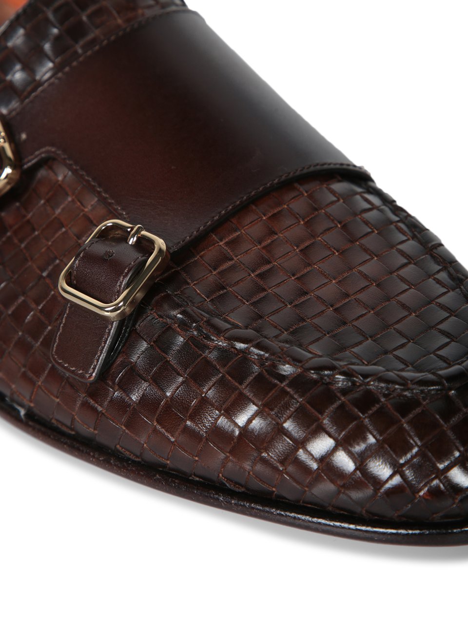 Santoni Men's leather loafer Wit