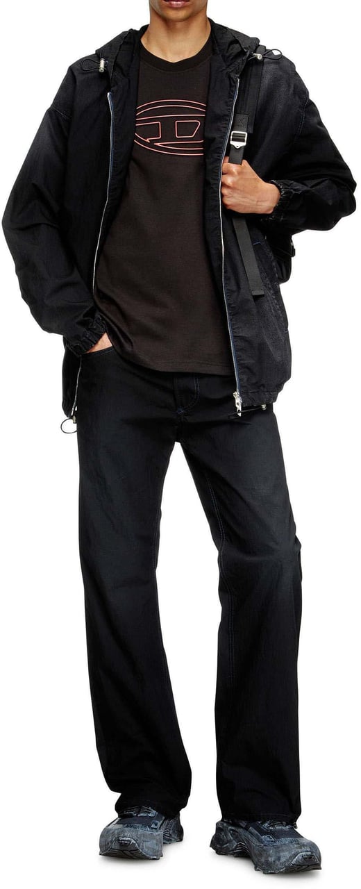 Diesel T Adjust Bigoval T-Shirt Zwart