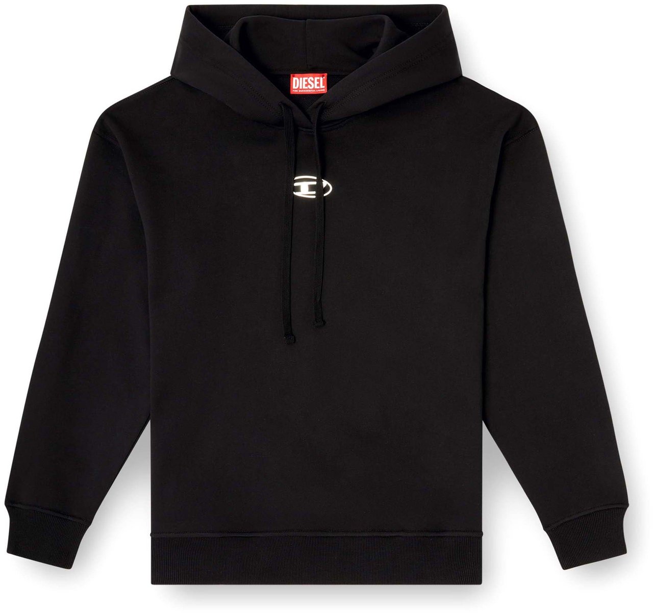 Diesel F Buxt Hood Od Sweater Zwart