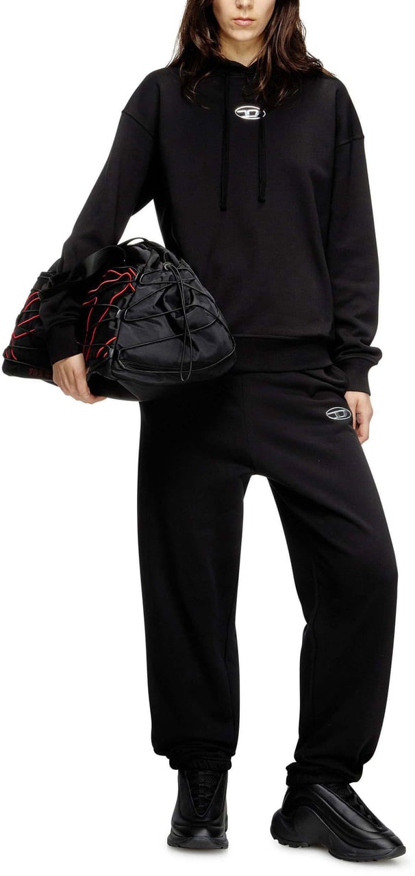 Diesel F Buxt Hood Od Sweater Zwart